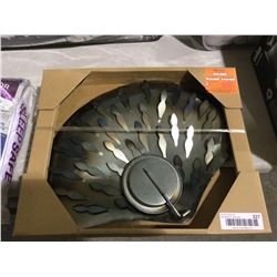 Elements Metal Fan Wall Sconce