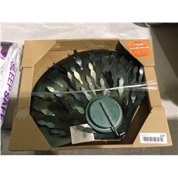 Elements Metal Fan Wall Sconce