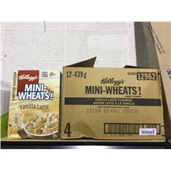 Case of Mini-Wheats Vanilla Latte Flavor (12 x 439g)