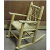 Image 1 : EARLY CANADIANA  PINE - CHILDS ROCKING CHAIR #1334994