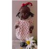 Image 1 : Doll Composition Black Three Tufts 1940s #1335833