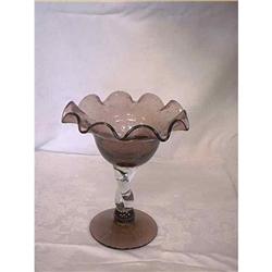 Blown Glass Compote #1336264