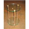 Image 1 : French Neoclassical Brass and Glass Table #1348503