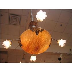 French Alabaster Chandelier #1348511