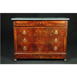 19th C. French Restauration chest of drawers #1348703