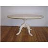 Image 1 : White Painted and Umbered Oval Coffee Table #1348707