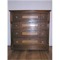 Victorian Chest of Drawers/ Dresser w/ Glass #1348708