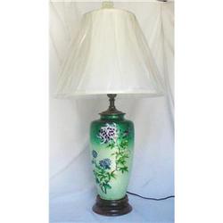 JAPANESE ENAMEL GINBARI LAMP, 19th Century #1348739