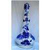 Image 1 : BLUE AND WHITE ROULEAU VASE 21 1/2&quot; 18th#1348781