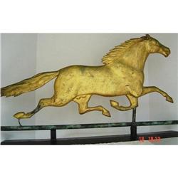 AMERICAN WEATHERVANE Gilt on Copper 19TH #1348825