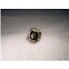 Image 1 : 14K WG Gold Tourmaline Peridot Diamond Ring #1349145