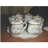 Image 1 : 13 PIECE LIMOGES POTS DE CREME SET #1349220