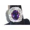 Image 1 : Amethyst and Diamond Ballerina Ring #1349542
