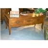 Image 1 : Louis XV Style Pearwood Desk with Extension #1349604