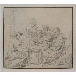 Teniers   Men Drinking and Playing #1365736