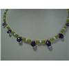 Image 1 : Peridot F.W. Pearl Citrine & Amethyst Briolets #1365892