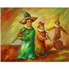 Image 1 : Funny "Buffoons" impressionism oil  #1365904