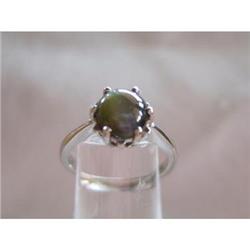 14K cat's eye chrysoberyl ring #1366065