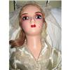 Vintage Antique 1920's BOUDOIR BED Bride DOLL  #1366096