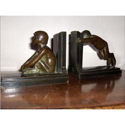 Bronze Book Ends by Silvestrec1930 #1366120