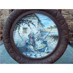 Nevers Faience Wall Charger 1880 #1366122