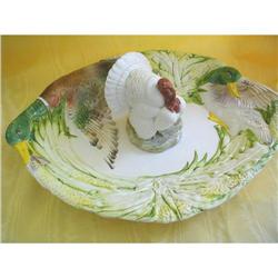 C. 1922~EXQUISITE PORCELAIN  TURKEY  FIGURINE #1366167