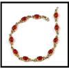 Image 1 : CORAL BRACELET OF 14K SOLID GOLD #1366195