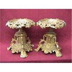 A pair of 19th CT Bronze Tazza #1366230