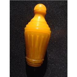 Antique Peking glass Imperial yellow snuff #1366332