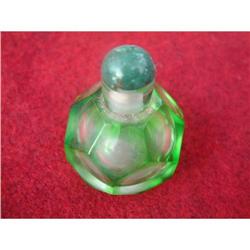 Peking glass snuff bottle with multi-facets #1366334