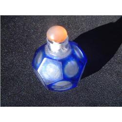 Peking glass snuff bottle with multi-facets #1366335