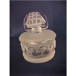 Lalique Ship & Swan Vanity Box #1366348