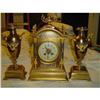 Image 1 : Ad Mougin Deux Medailles Mantle Clock Set #1366350