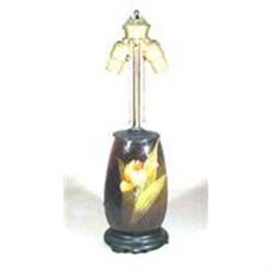 Antique Art Pottery Table Lamp Lighting #1366363