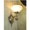 Image 1 : A pair of alabaster and bronze sconces #1366380