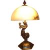 Image 1 : Table Lamp Bronze and Alabaster #1366399