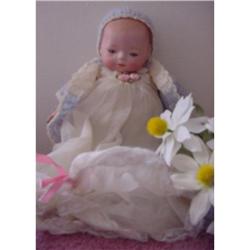 Doll Bisque Baby Solid Dome head Germany #1366441