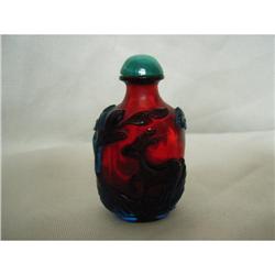 chinese glass snuff bottle #1366499