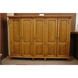 Tiger Oak Wardrobe  #1366501