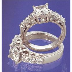 2.51 carat diamond engagement ring platinum #1366509