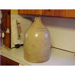 Jug, 5 gal. salt glazze, No. 5, embossed #1366517