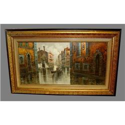 De Vity Venice Grand Canal Scene Oil Painting #1366546