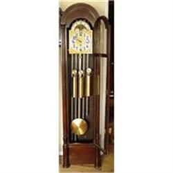 5 Tube Herschede Hall Grandfather Clock Moon Pz#1366552