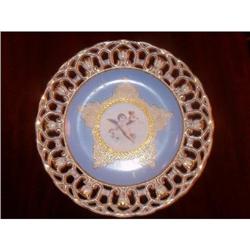 1850's Jacob Petit style Old Paris Cupid Plate #1366654