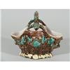 Image 1 : Majolica Basket, English, c.1880  #1377064