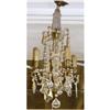 Image 1 : Antique French Bronze and Crystal Chandelier #1377165