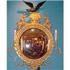 Image 1 : Federal Style Bi-Color Girandole Convex Mirror #1377192