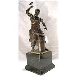 Schwalenberg Sculpture, Blacksmith  in Bronze #1377485