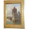 Image 1 : Dutch town by  Van Howe  large original  oil  #1377832