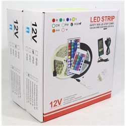 LOT OF 2 NEW LED STRIP KITS
